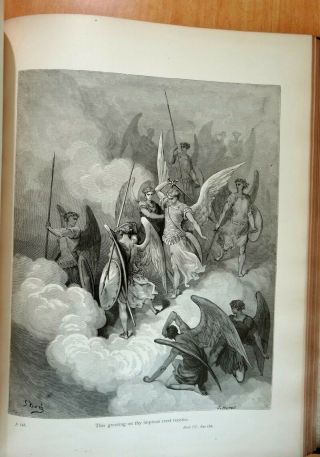 Milton ' s PARADISE LOST Illustrated by Gustave Dore 1880 ' s Cassell Petter Galpin 8