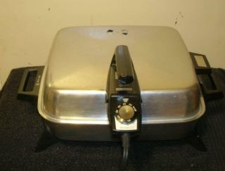 Vintage Westinghouse 12 " Hi Dome Automatic Electric Frypan With Broiler Lid,  Vgc