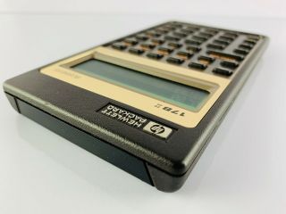 Vintage 1987 Hewlett Packard HP 17B II Business Financial Calculator w/ Case 5