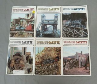 Vintage 1978 Narrow Gauge And Short Line Gazette 6 - Issues Complete Year Great