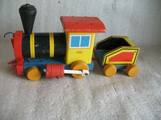 Fisher Price Looky Chug - Chug Wooden Train – 189 Vintage Wood Toy
