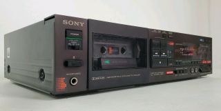 Sony Tc - Fx707r Cassette Deck For Repair Or Parts Please Read