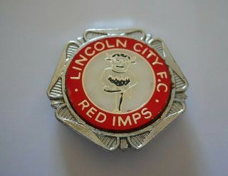 Vintage Lincoln City Football Club Badge 1970 