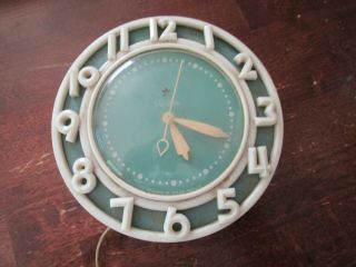 Vintage Telechron Wall Clock 8 Inches
