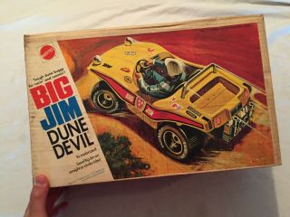 Vintage 1972 Mattel Big Jim Dune Devil Buggy Car Toy