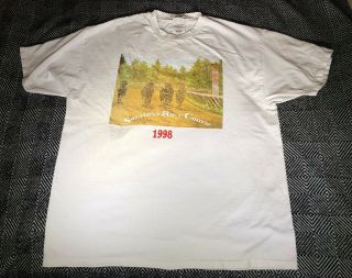 90s Vintage Saratoga Race Course 1998 T Shirt Size Xl