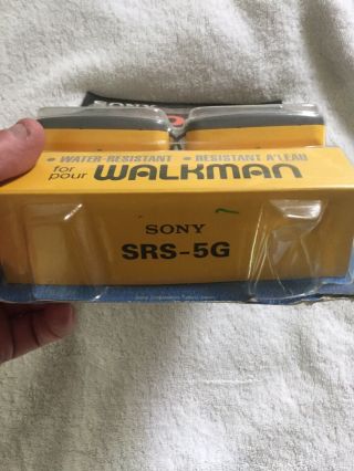 Sony Sports SRS - 5G Walkman Speaker System - Vintage - 2