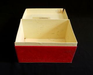 Vintage Leica M3 BOX ONLY Ernst - GMBH - Wetzlar - Germany Red Felt Covering 3
