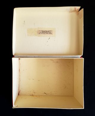 Vintage Leica M3 BOX ONLY Ernst - GMBH - Wetzlar - Germany Red Felt Covering 4