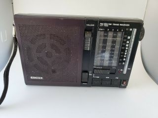 Sony Icf - 7600 Fm/mw/sw 7 Band Receiver Portable Radio