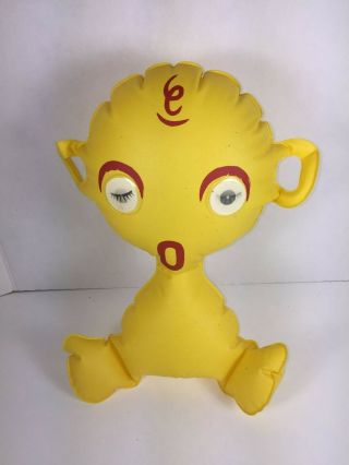 Vintage Blow Up Inflatable Baby With Flicker Eyes