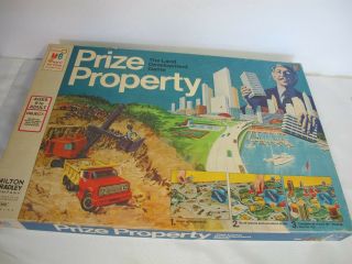 Vintage Milton Bradley Game Prize Property Land Development 1974