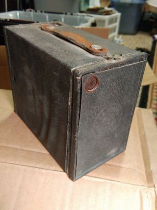 Antique Kodak Brownie Box Camera No 2A.  shows age 2