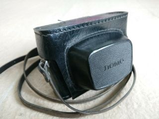 Black Lomo Omo Smena Smeha Cmena Cmeha 8m 35mm Film Camera Leather Case Bag Only