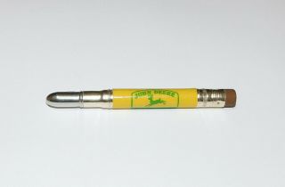 Vintage Advertising Bullet Pencil John Deere Charlotte Michigan D E Wertz