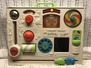 Vintage Fisher Price Activity Center 134 Busy Board