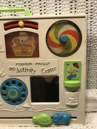 Vintage Fisher Price Activity Center 134 Busy Board 3