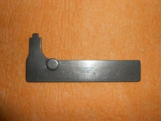 Vintage " L.  S.  Starrett Usa No.  425 " Pocket Slide Caliper 5 " Machinist Tool