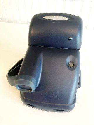 Polaroid 600 Instant Camera Blue With Side Handle 3