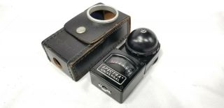 Vintage Spectra Universal Light Meter With Case.