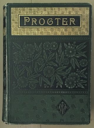 The Poems Of Adelaide A.  Procter,  Introduction By Charles Dickens,  1881