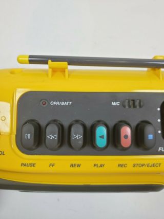 Vintage Sony Sports Radio Cassette Recorder Model CFM - 104 - 4