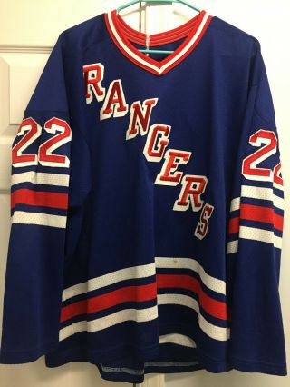 Mike Gartner York Rangers 1992 Ccm Vintage Nhl Hockey Jersey