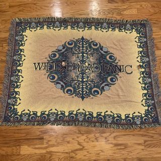 Vintage Widespread Panic Throw Blanket Chuck Sperry Vtg Rock Wsp Cover Thrashed