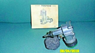 Vintage K & B Torpedo 29 - S Model Airplane Engine.  With Instructions. 5