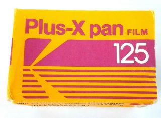 Vintage Kodak Plus - X Pan 35mm Film 125 Black & White Px 135 - 36 36 Exposures