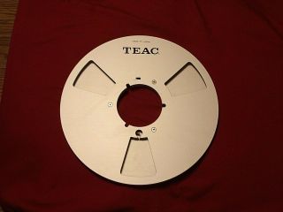Teac Re - 1002 Tape Reel,  Metal 10.  5 " Take Up Reel For 1/4 Inch Tape.