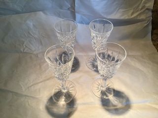 Vintage Waterford Crystal Lismore Sherry Glasses 5” Set Of 4