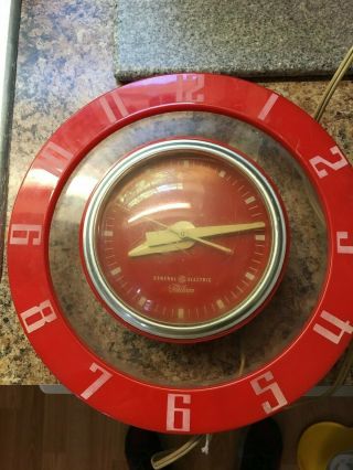 Vintage General Electric Telechron Clock - Model 2hc39 - Great