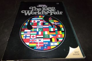 Vintage Tennessee Worlds Fair With Map Entertainers Johnny Cash Red Skelton 1982