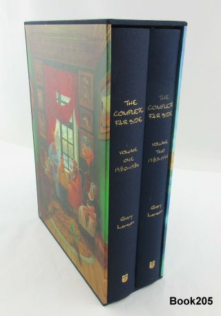 The Complete Far Side 1980 - 1994 Set Of 2 Books Gary Larson 1st Ed 2003