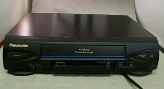 Panasonic Pv - V4022 4 - Head Vhs Vcr Video Cassette Recorder Player