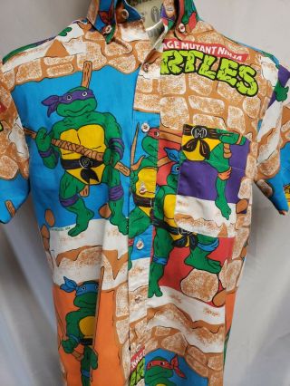 Teenage Mutant Ninja Turtles Vintage 80s Shirt Tmnt Movie Tv Collector 21.  5×32