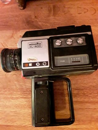 Minolta Xl - 400 Vintage 8 Film Movie Camera Camcorder