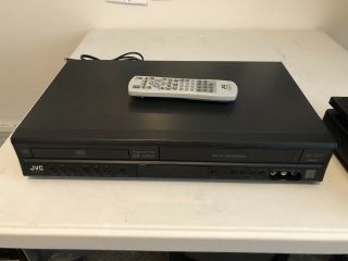 Jvc Hr - Xvc16 Hi - Fi Sqpb Vhs Recorder Vcr/dvd Player Combo With Remote