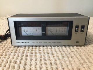 Realistic Apm - 200 Peak & Rms Output Power Wattage Meter (does Not Work) Read