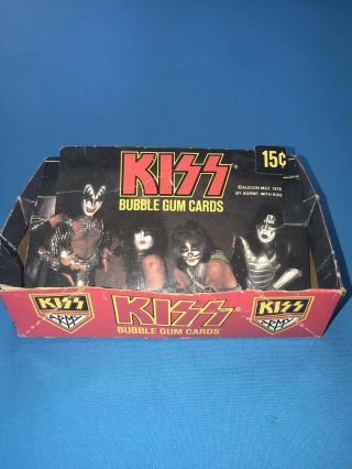 1978 KISS DONRUSS Bubble Gum Card Box Vintage 2