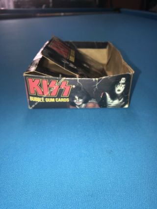 1978 KISS DONRUSS Bubble Gum Card Box Vintage 3