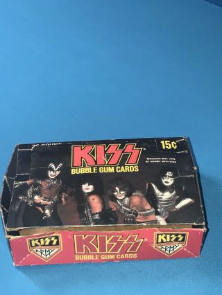 1978 KISS DONRUSS Bubble Gum Card Box Vintage 7