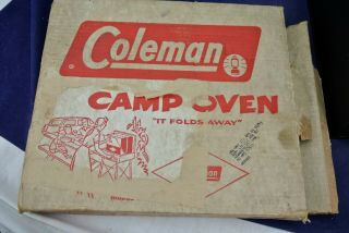 VINTAGE COLEMAN CAMP OVEN,  MODEL 5010 - 700,  DIAMOND LOGO 8
