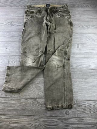 Mens Kuhl Rydr Vintage Patina Dye Technical Outdoor Pants 32x34 Gray/tan (c184)