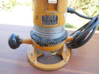 Vintage McGraw Edison Shopmate Router 2710T0,  6.  Amp,  20,  000 Rpm,  1/4 