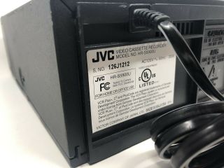 JVC HR - S5900U VCR VHS ET Deck VHS Player Video Cassette Player Recorder 7