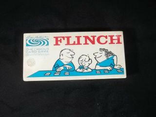 Vintage Flinch Card Game Parker Brothers 1963 Complete Made In Usa