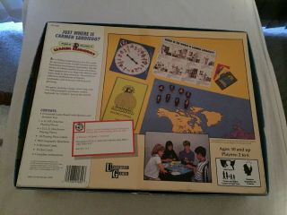 Where In the World Is Carmen Sandiego? Board Game Vintage 1992 San Diego Retro 2