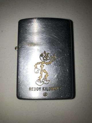 Vintage “reddy Kilowatt " Zippo Lighter 2517191 - 1950 - 1957 -